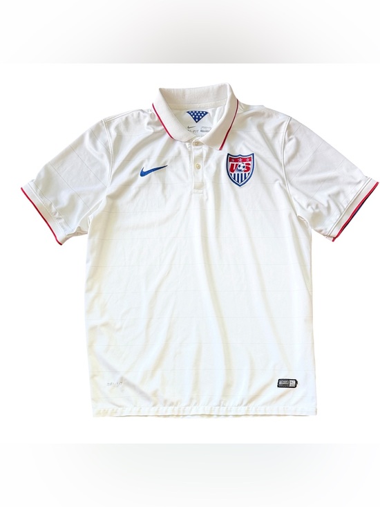 Nike Other - Authentic Nike USMNT 2014 Home Football Soccer Jersey Kit 578024-105 USA US XL